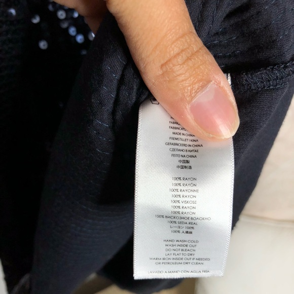 Micheal by Micheal Kors Sequined Black Blouse - Picture 8 of 8